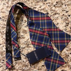 Men's cremieux silk bow tie